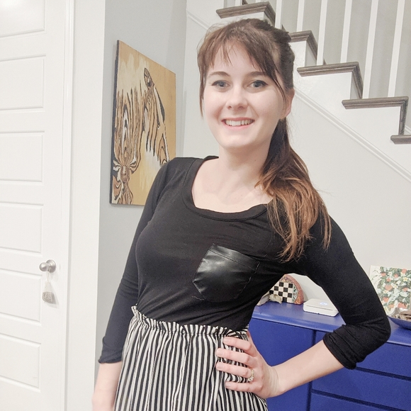 $$$ Accidentally In Love black strip mini dress - Picture 3 of 6